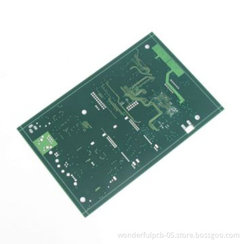 Double-sided Electronic PCB Display Green Solder Mask, White Legend for Housing